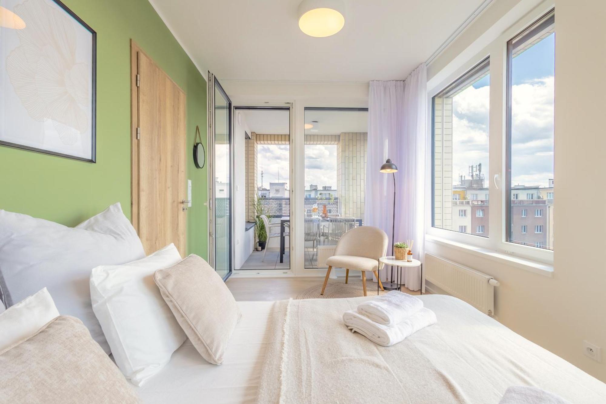 Bright 2Br - 7Th Floor, Balcony, Free Parking By Gravity Prague Apartment Exterior photo